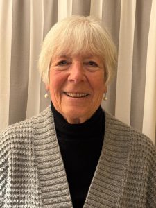 Woman with white hair